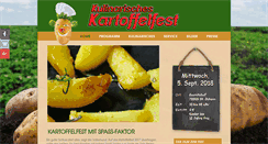 Desktop Screenshot of kartoffelfest.info