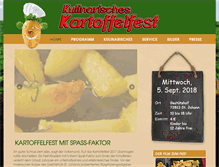 Tablet Screenshot of kartoffelfest.info